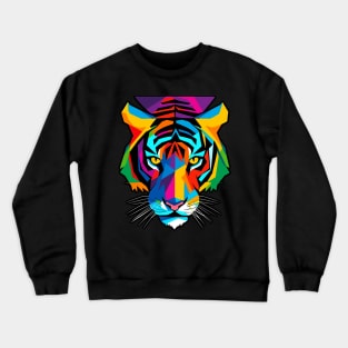 Spy Tiger pop art Crewneck Sweatshirt